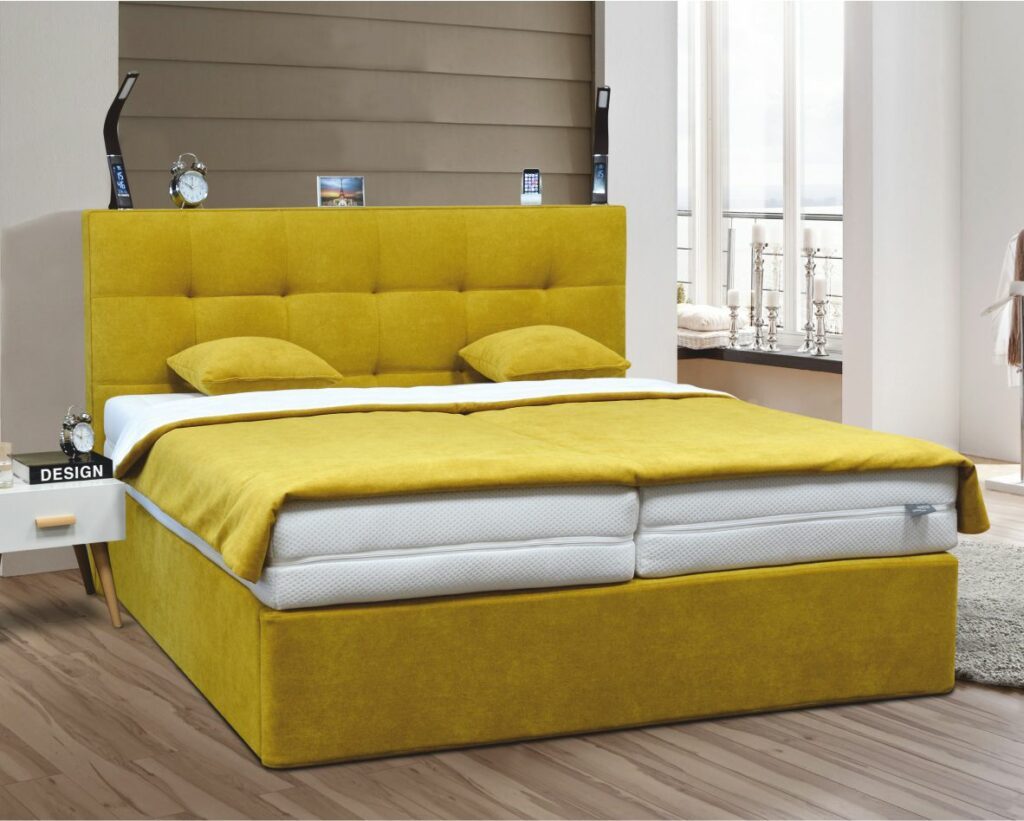 Exkluzivní boxspringová postel s úložným prostorem