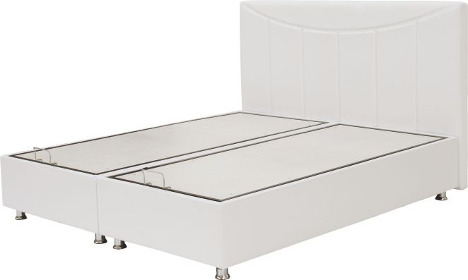 Designová postel v provedení bílá nebo černá eko kůže. Je určena pro