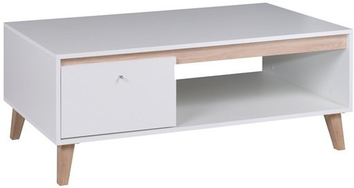 Konferenční stolek OLIVERIO bílý je součástí sektorového systému OLIVERIO. Vhodnou místností na umístění je obývací