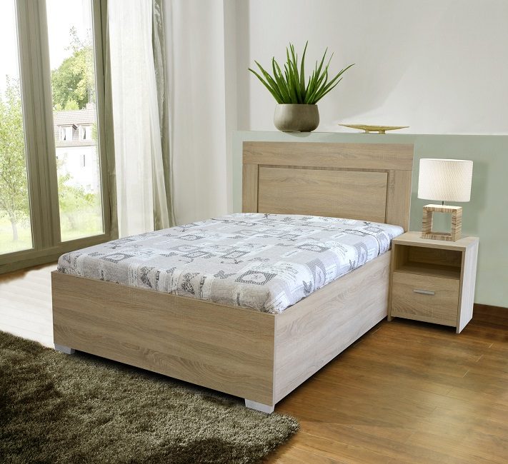 Dřevěná postel DAXTON 2K 90×200 cm