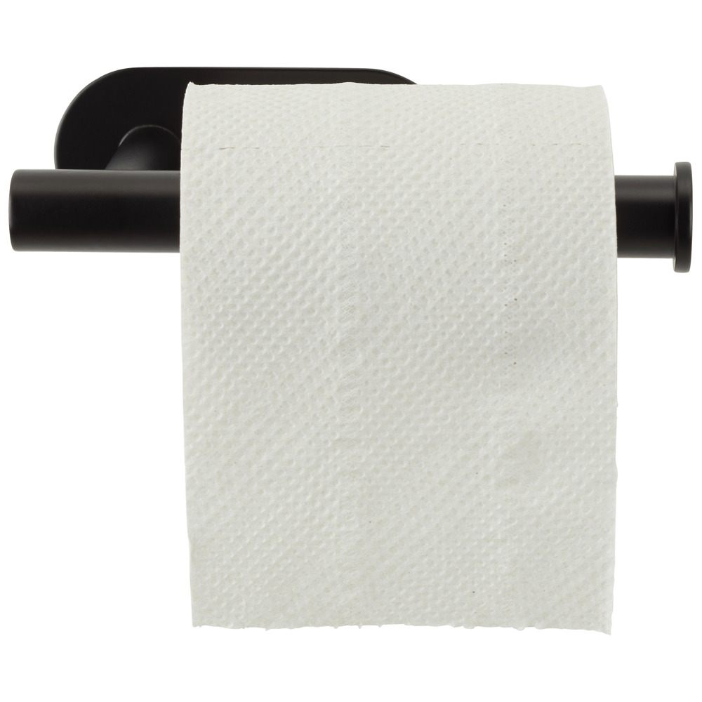 S držákem na toaletní papír v černé barvě již vrtáky na dlaždice nepatří. Praktický